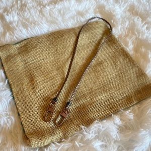 Stylish Handcrafted Mask Lanyard Brown